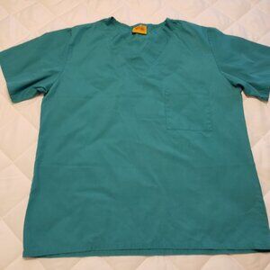 Fashion Scrub M Top- Teal